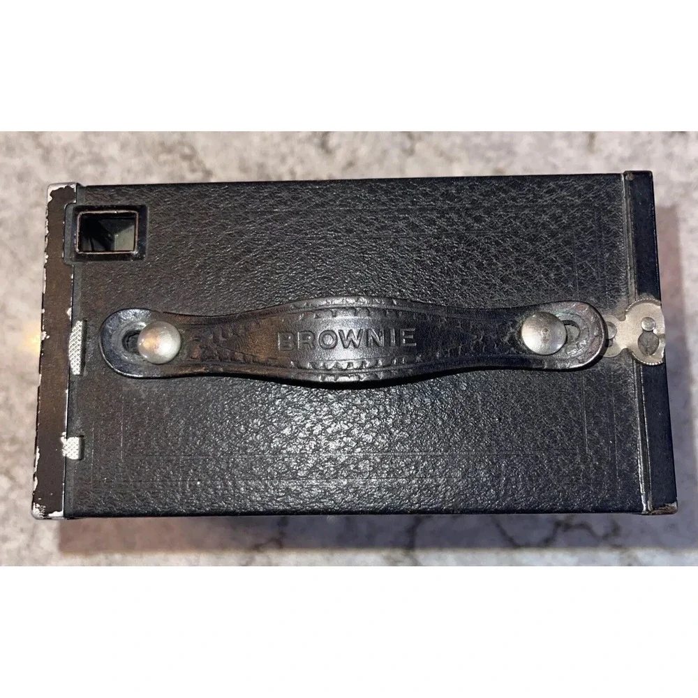 Vintage Parts Only Eastman Kodak Brownie No 2 Camera Box Film 120 Black As Is
